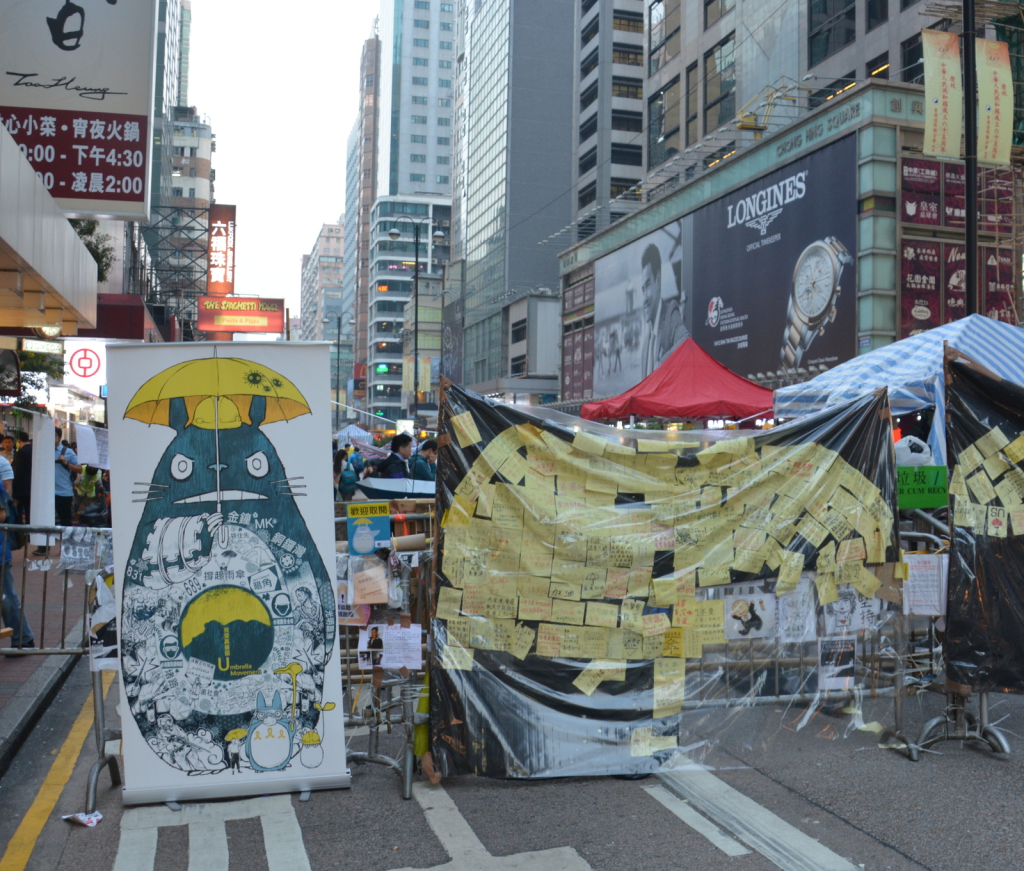 Totoro with Yellow Umbrella (Symbol of protesting)